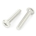 thumbnail image 3 of Uxcell M6 x 35mm Full Thread Flat Head Countersunk Bolts Machine Screws 10 Pack, 3 of 4