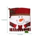 thumbnail image 4 of Wosthever Encantadoras decoraciones navideñas Papá Noel muñeco de nieve funda para silla portátil sillas decorativas funda funda protectora Muñeco de nieve, 4 of 6