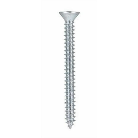Wood & Sheet Metal Screws, Phillips, #10 x 2-In, 100-Pk.