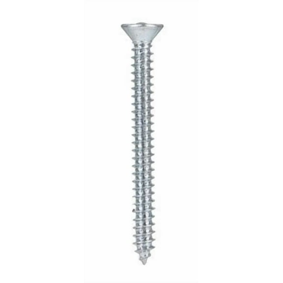 Wood & Sheet Metal Screws, Phillips, #10 x 2-In, 100-Pk.