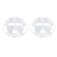 thumbnail image 1 of 2 mascarillas hidratantes faciales de silicona reutilizables, impermeables y para cubrir mascarillas (transparentes, rosa claro), 1 of 5