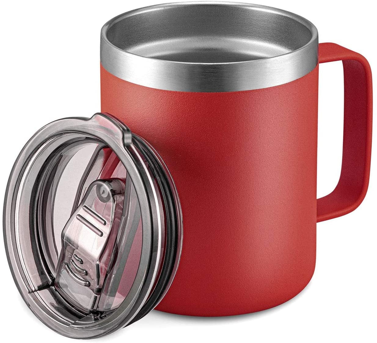 12oz Stainless Steel Insulated Coffee Mug with Handle, Double Wall