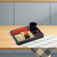 thumbnail image 6 of TISHITA Soba Noodle Tray Sushi Serving Tray Appetizer Plate with Drain Mat Udon Noodles Dish Cold Noodle Dish for Home 29.3x22x2cm, 6 of 8