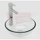 thumbnail image 1 of Esatto Econokit Droppie paquete lavabo de vidrio, monomando y desagües, 1 of 4
