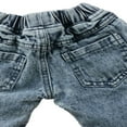 thumbnail image 3 of Toddler Kids Long Jeans Denim Pants Ripped Hole Trousers, 3 of 4