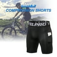 thumbnail image 1 of 4 Packs Men Compression Shorts Active Workout Underwear with Pocket, 1 of 8