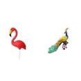 thumbnail image 1 of Estatua de estaca de jardín,Adorno de jardín con forma de flamenco,estaca para césped,patio o porche,Estatua de flamenco,figurita,escultura,playa al aire libre,Estatua de pavo real,Estatua, 1 of 8