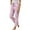 Pink, variant on Ediodpoh Summer Elastic High Waisted Striped Linen Wide Leg Loose Womens Pants Comfortable and Breathable Blue XXL