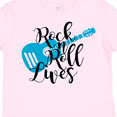 thumbnail image 4 of Inktastic Rock and Roll Lives with Blue Guitar Boys or Girls Toddler T-Shirt, 4 of 5