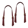 thumbnail image 3 of 2 Pcs Poignées de Sac à Main en Cuir Synthétique Durable Sangle de Remplacement pour Sac DIY pour Femmes Pochette (Verre), 3 of 6