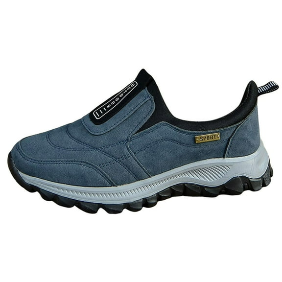 Xiaoxatg Women's Casual Shoes Large Size Outdoor Walking On Soft Soled Stylish Footwear Designed for All Seasons 6.5 Blue