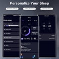 thumbnail image 3 of 2026 Sleep Earbuds Bluetooth 6.0 in Ear, Mini Sleep Headphones with Sleep Monitor and APP, Small Earplugs for Side Sleepers, 48H Playtime Sleep Earphones with Sleep Mode, Personal Alarm, Black, 3 of 9