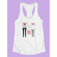 thumbnail image 3 of Couple Doodle And Quote Tank Women -Image by Shutterstock, Female Small, 3 of 4