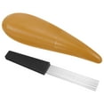 thumbnail image 1 of EXHUMKY 1 Set Guiro Musical Tool Metal Coffee Brown for Sound Creation and Simple Design, 1 of 6