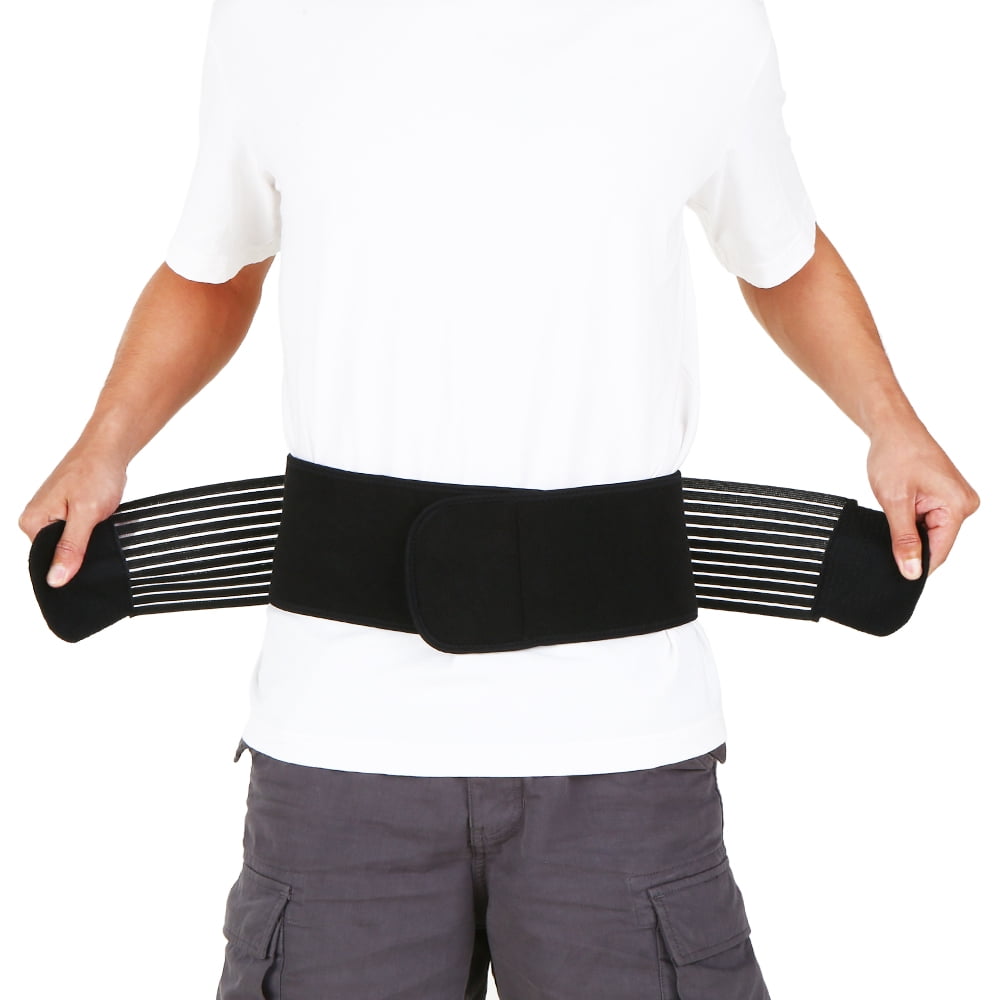 Lower Back Brace Belt Adjustable Lumbar Support Wasit Support Brace Compression Tummy Control Pelvis Correction Belt for Men Women