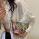 thumbnail image 4 of Bolso de hombro para mujer Bolso elegante para axilas Cadena gruesa simple para viajes (Azul), 4 of 8