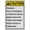Warning Sign 6, variant on Industrial ANSI MRI X Ray Microwave Warning Sign - 8"x12" for Indoor/Outdoor Workplace (X-Ray radiation in use If you are pregnant or think you may be pregnant please inform the technician)