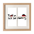 thumbnail image 1 of I Love German World Flag Heart Frame Wall Tabletop Display 4 Openings Picture, 1 of 3