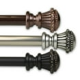 thumbnail image 2 of Contemporary Home Living 54" Bronze Solid Contemporary Single Window Curtain Rod, 2 of 2