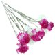 thumbnail image 1 of FELTECHELECTR 10 piezas de clavel artificial de seda de una sola rama, accesorio de fotografía para ramo, decoración del hogar y la oficina, regalo del Día de la Madre, 1 of 7