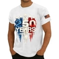 thumbnail image 4 of America 250 Shirt for Men 250 Years Shirt Casual Short Sleeve Tees Tops, 4 of 5