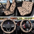 thumbnail image 4 of Jeiento 12 Pack Automotive Seat Covers Set Front & Back Car Seat Covers with Steering Wheel Cover Center Console Pad Coasters +Keychains for Women Men Duck Camouflage Hunting Auto Interior Decor, 4 of 7