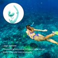 thumbnail image 3 of Soidarity Tubo de esnórquel plegable de silicona para hombres y mujeres, manguera de respiración húmeda enrollable portátil para natación y buceo, Deportes acuáticos cian Soidarity OD026674-09, 3 of 6