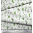 thumbnail image 3 of Soimoi Cotton Poplin Fabric Cactus Tree Printed Fabric 1 Yard 56 Inch Wide, 3 of 3