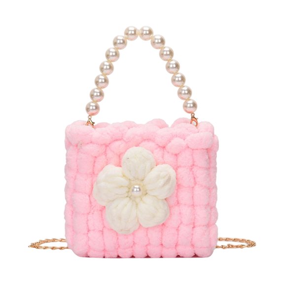 Comfortable Knitted Shoulder Bag Storage Lightweight Handbag Everyday Carry