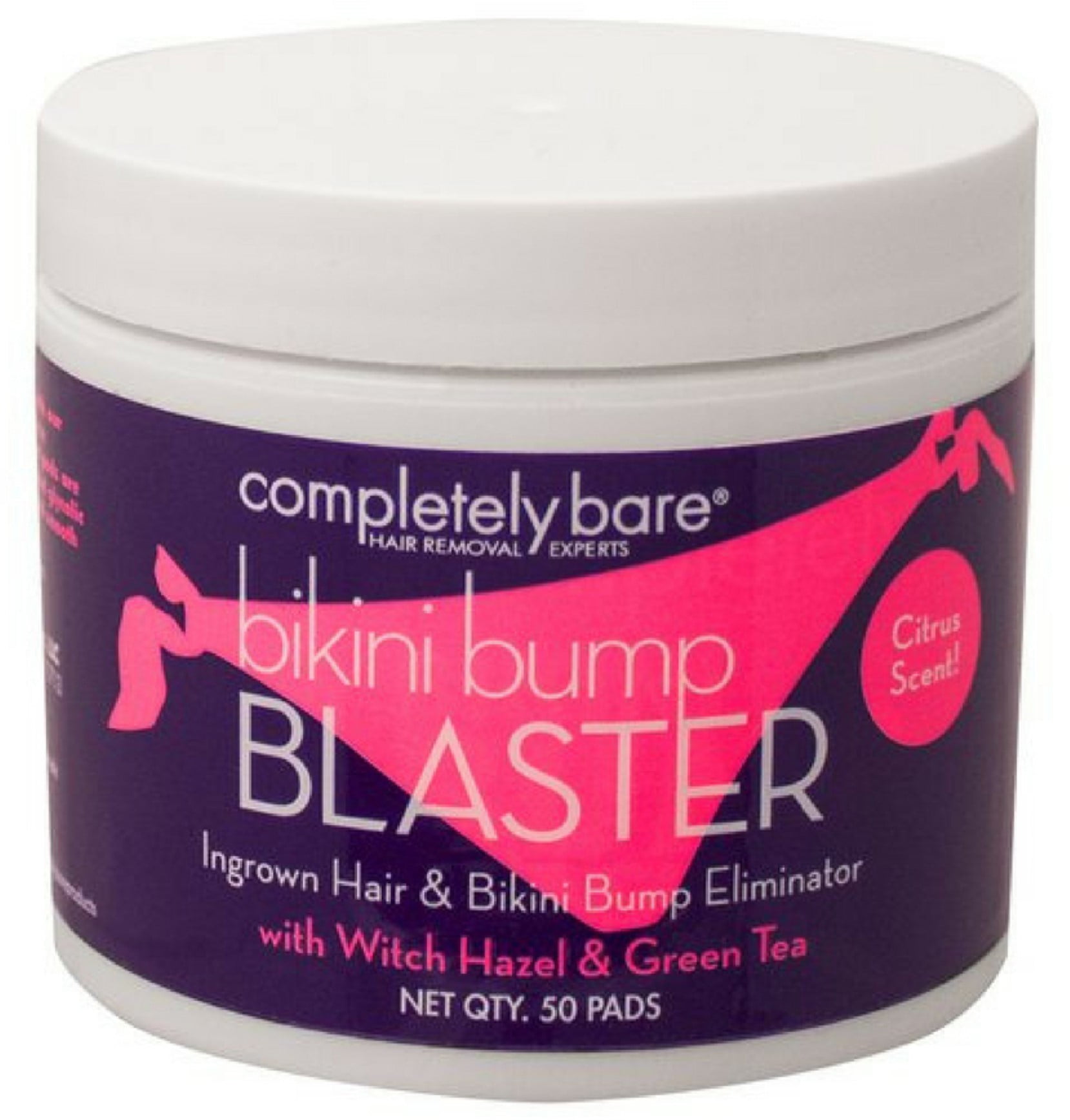 Completely Bare Bikini Bump Blaster Pads For Ingrown Hairs 50 ea