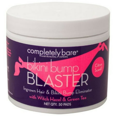 Completely Bare Bikini Bump Blaster Pads For Ingrown Hairs 50 (Best Scrub For Ingrown Hair On Legs)