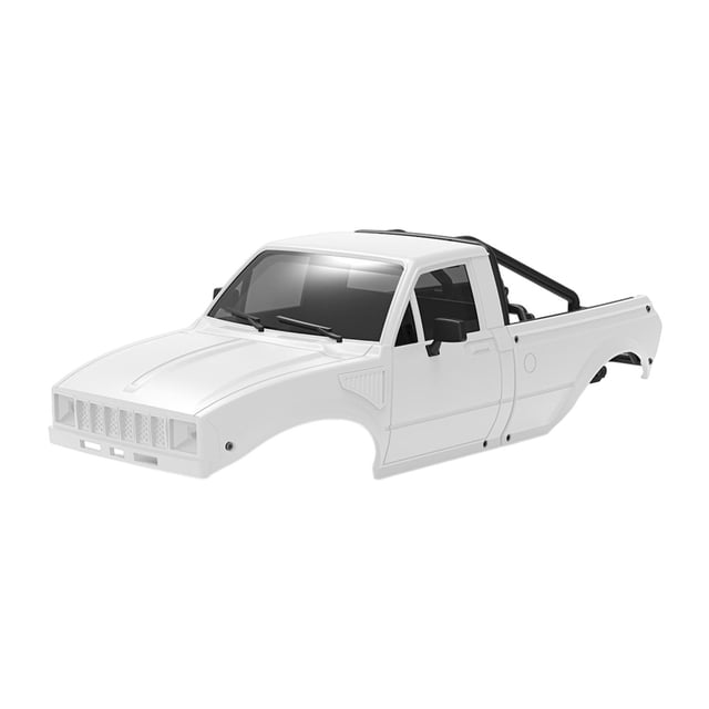 lionlar Pickup Hard Body Frame with Bed Rack Practical Replacement Easy Installation White