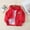 004Red, variant on Boy Girl Long Sleeve Jackets Hood Coat for Kid Color Block Thin Hooded Cardigan Fall Winter Y2K Windbreaker Jackets