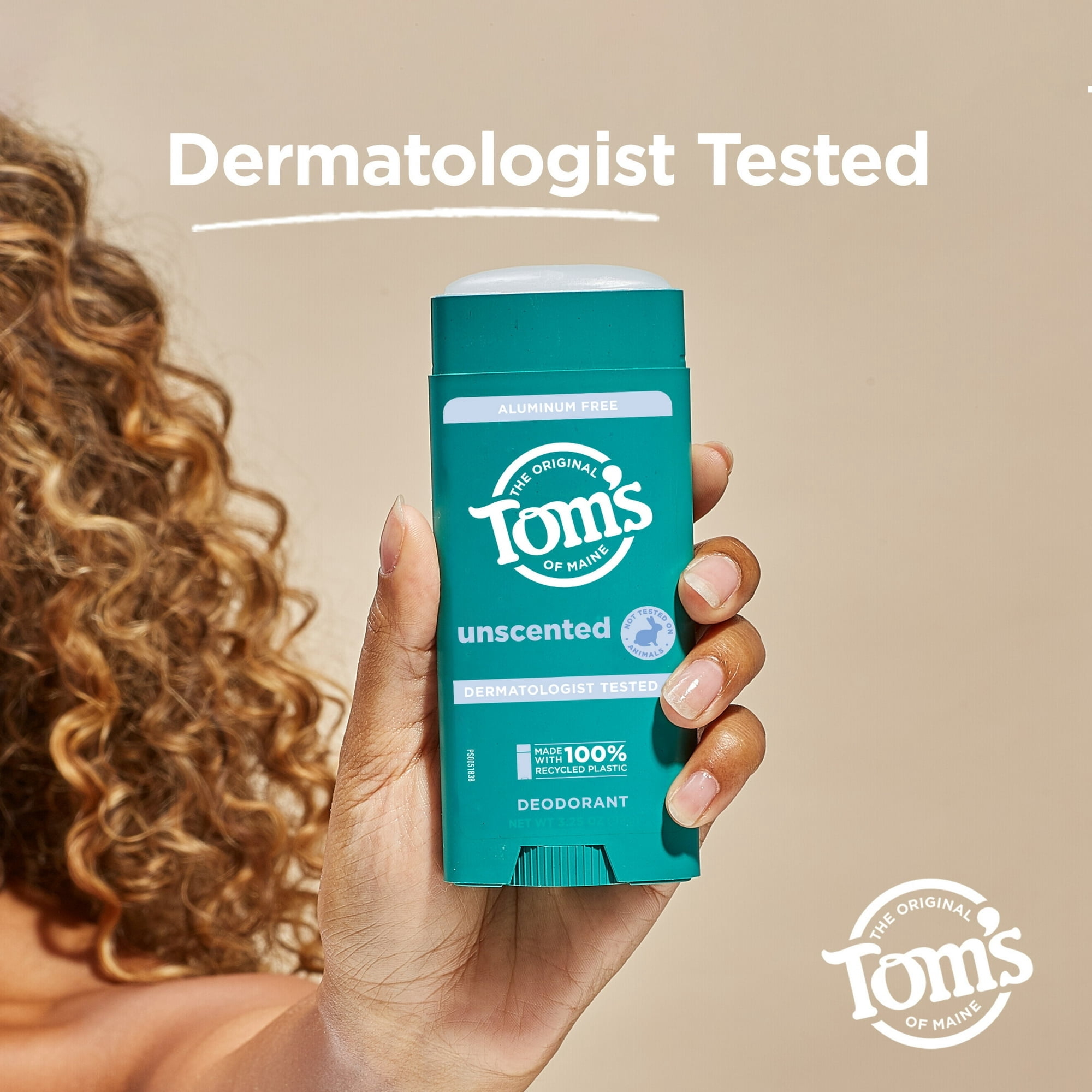 Tom's Of Maine - Deodorant Stick Unscented - Case Of 6 - 3.25 Ounces
