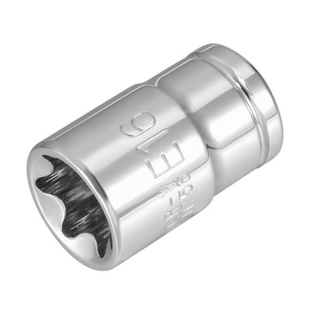 

3/8-inch Drive E16 Torx Shallow Socket Cr-V Steel