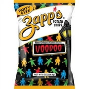 Zapp's New Orleans Kettle Style Voodoo Potato Chips, 4-Pack 8 oz. Party Size Bag