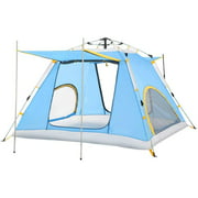 Tent 34 Person Waterproof AntiUV Automatic Tent Easy Instant Setup Foldable Tent for Sun Shelter Travelling Hiking Tente (Color : E)