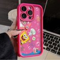 thumbnail image 3 of Funda de teléfono de silicona con estampado mate para iPhone, carcasa protectora de Anime SpongeBobs para iPhone 14, 15 Pro Max, 13, 12, 11, X, XS, XR, 7, 8 Plus, SE 2020, 3 of 5