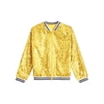 thumbnail image 3 of Eandarui Girls Shiny Sequin Bomber Jacket for Hip Hop Jazz Dsico Dance Costume Club Party Outerwear Gold 6, 3 of 5