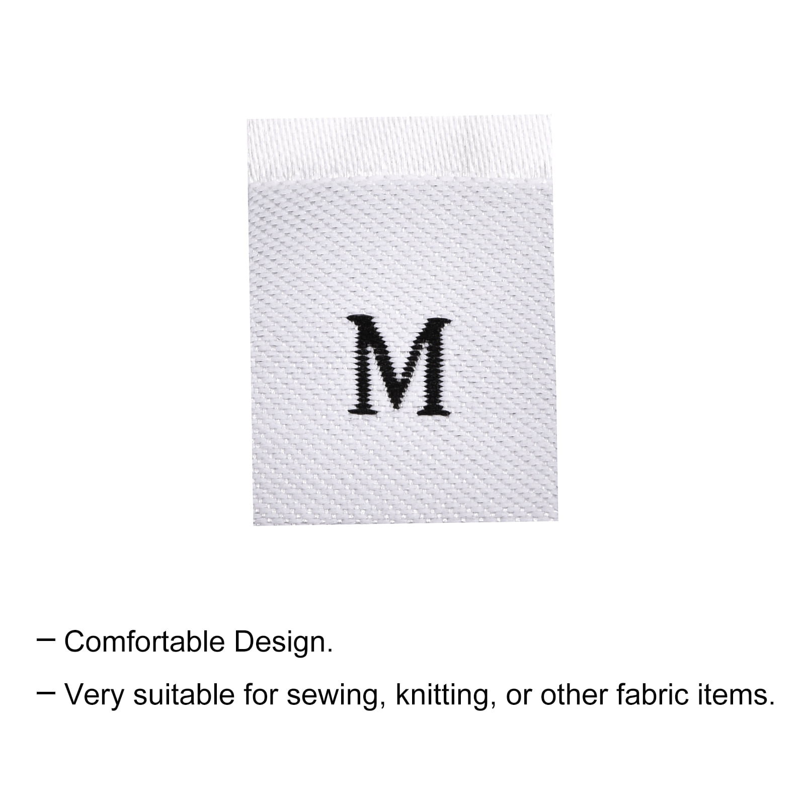 MAGICLULU 100pcs Clothing Size Buckle Clothing Size Labels Size Tags for  Clothing Lables Fabric Labels for Clothes Washable Labels Garments Size