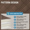 thumbnail image 3 of H.VERSAILTEX Non-Slip Slipcover Machine Washable Loveseat Cover Diamond Pattern Water Resistant Furniture Protector Reversible Stain Pet-friendly , Brown, 3 of 6