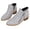 Gray, variant on Low Block Heel Footwear, Side Zipper Faux Suede Ankle Boots Casual Outdoor Strolling, Low Block Heel Short Booties Holiday Travel Wearing, Comfortable Pointed Toe Dress Footwear, Ginger 9