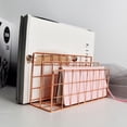 thumbnail image 4 of 3 Layers Iron Book Magazine Document Storage Shelf Stand Dormitory Office Supply, 4 of 7