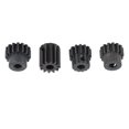 thumbnail image 1 of M1 Gear de Piñón del Motor M1 de 5 mm, El Negro Funcione Suavemente Resistencia A la Corrosión 12t 13t 14t 15t Gear de Piñón Con Tornillo Milímetro para 1/8 de control remoto, 1 of 7