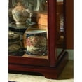 thumbnail image 3 of Hardwood Mirrored Curio Cabinet in Victorian Cherry Finish by Pulaski Furniture, 3 of 6