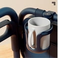 thumbnail image 4 of Sharper Image Walker Cup Holder for 1" Round Bars, Fits Cups & Bottles Up to 3", Mobility Aid Accessory, 4 of 11