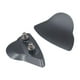 thumbnail image 2 of 2x Placas de bloqueo de espejo Accesorios de motocicleta Alto rendimiento Premium Resistente gris, 2 of 9
