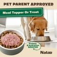 thumbnail image 3 of NATOO Dog Food Topper for Picky Eaters & Dog Treat (Salmon & Brown Rice), Wet Meal Enhancer for Adults & Puppies, Limited Ingredient, 3 oz (Case of 20), 3 of 8