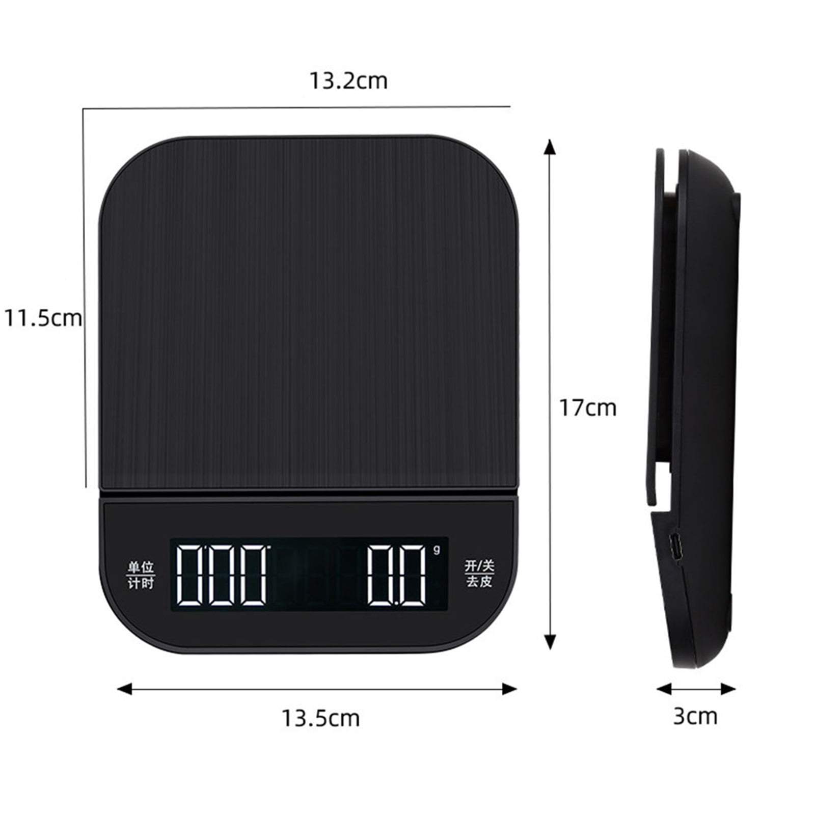 3KG/0.1g Coffee Scale, Digital Scale,Home Electronic Scales Kitchen Scale ,Easy to Operate