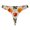 OR1, variant on Nightgowns for Women Breathable Comfortable High Waist V Cut High Cut Bikini Bathing Suit Bottoms Blend Panties Yellow Size M
